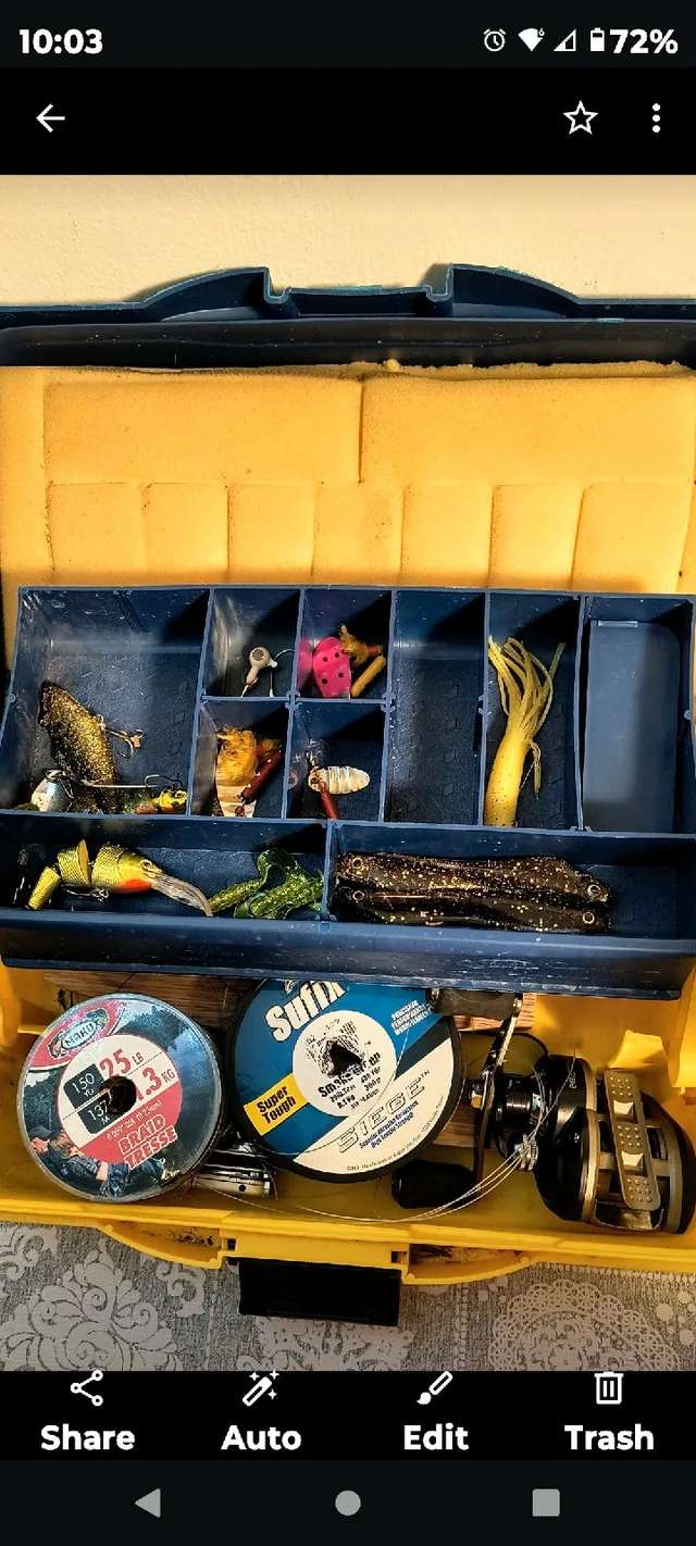 FISHING Tackle Box and Many Accessories thumbnail