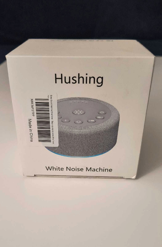 NEW-White Noise Sleep Sound Machine ~ 30 Sounds ~ 12 Colours