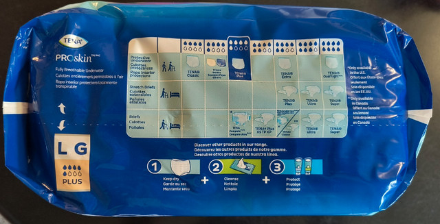 Tena Underwear Plus Proskin Large X10 - photo 5