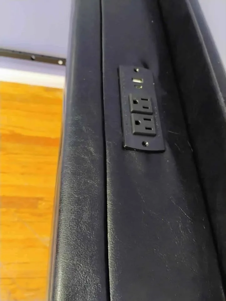 ADORNEVE king size bed frame, with LED lights New -CASH ONLY- image indicator(3)