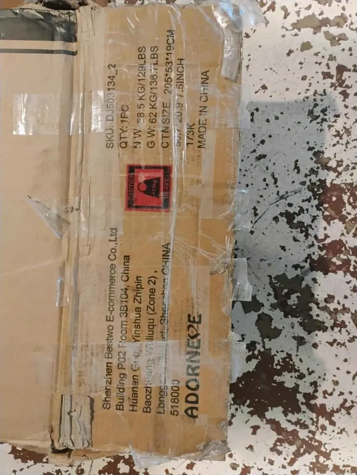 ADORNEVE king size bed frame, with LED lights New -CASH ONLY- image indicator(5)