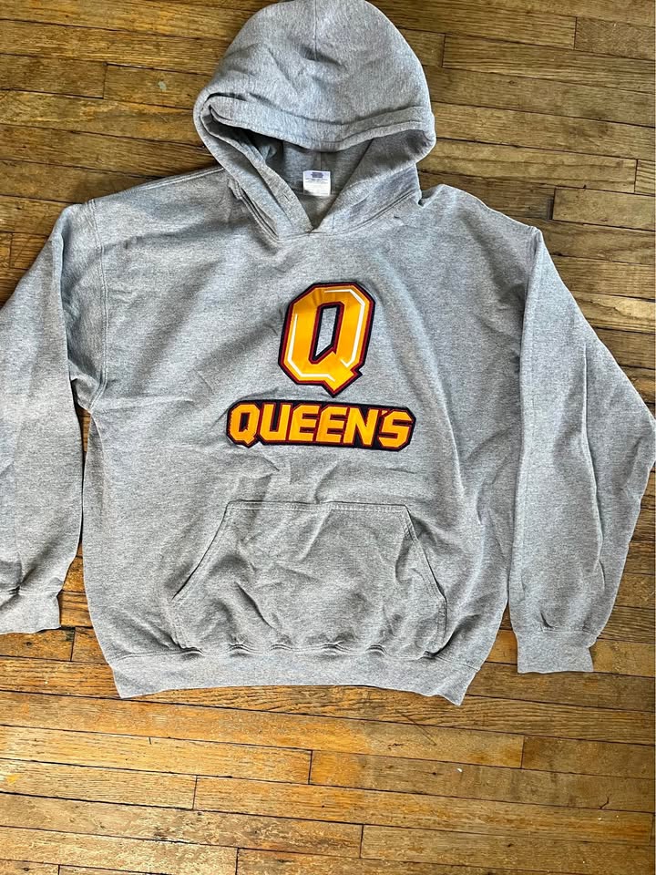Queens Large Grey Hoodie