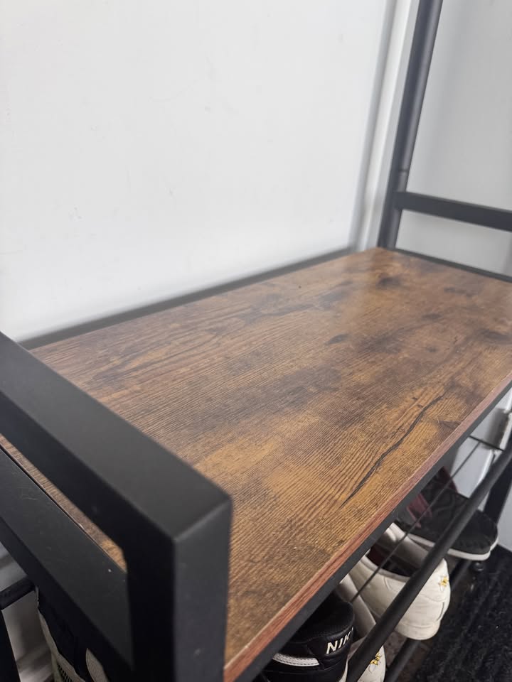 Bench with shoe and coat storage - photo 2