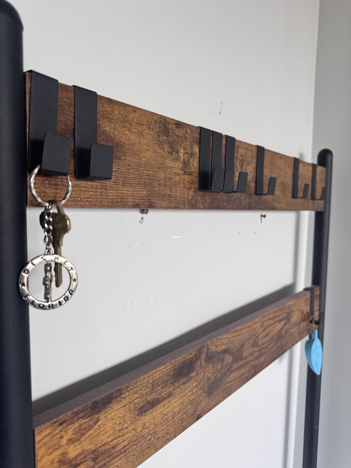 Bench with shoe and coat storage - photo 3