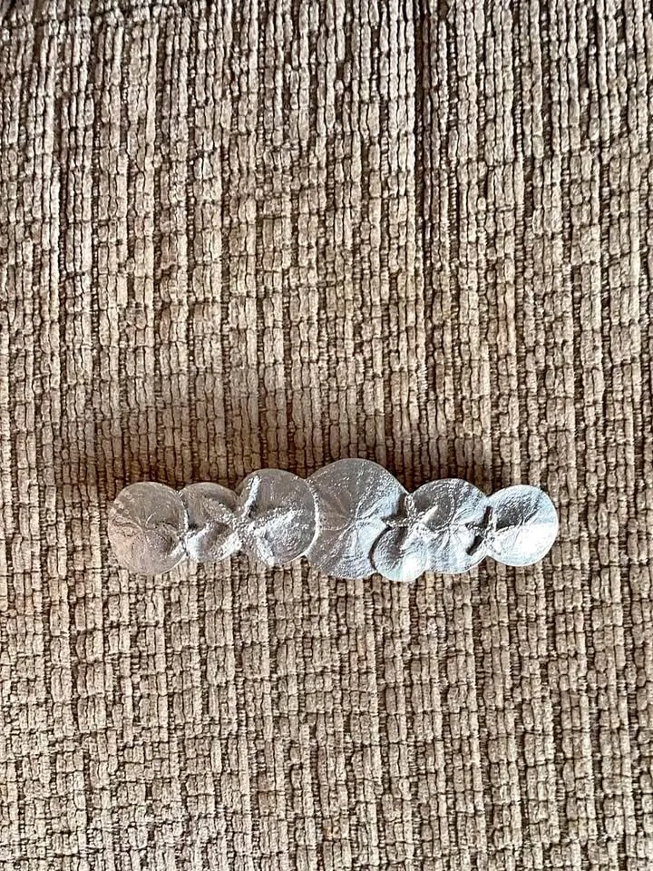 2011 Amos Pewter Beach Treasure Hair Barrette Pin thumbnail