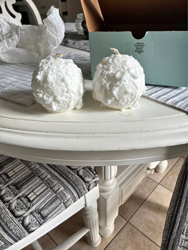 Party Lite snowball candles