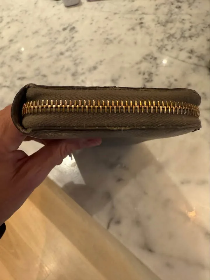 Prada Saffiano Leather Zip Around Wallet image indicator(2)