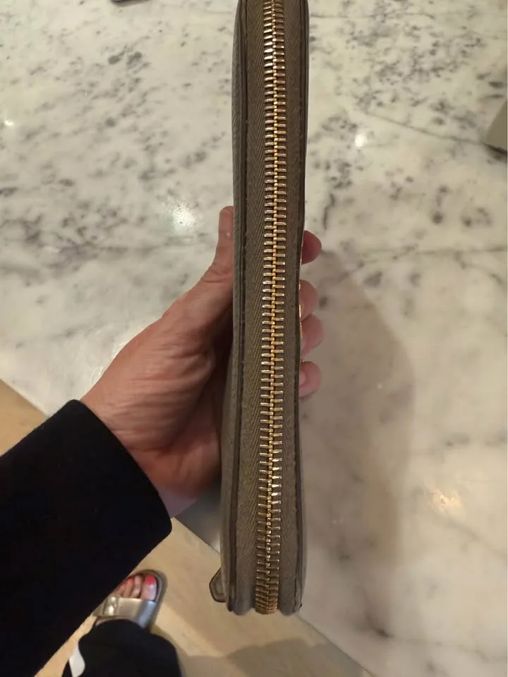 Prada Saffiano Leather Zip Around Wallet image indicator(3)