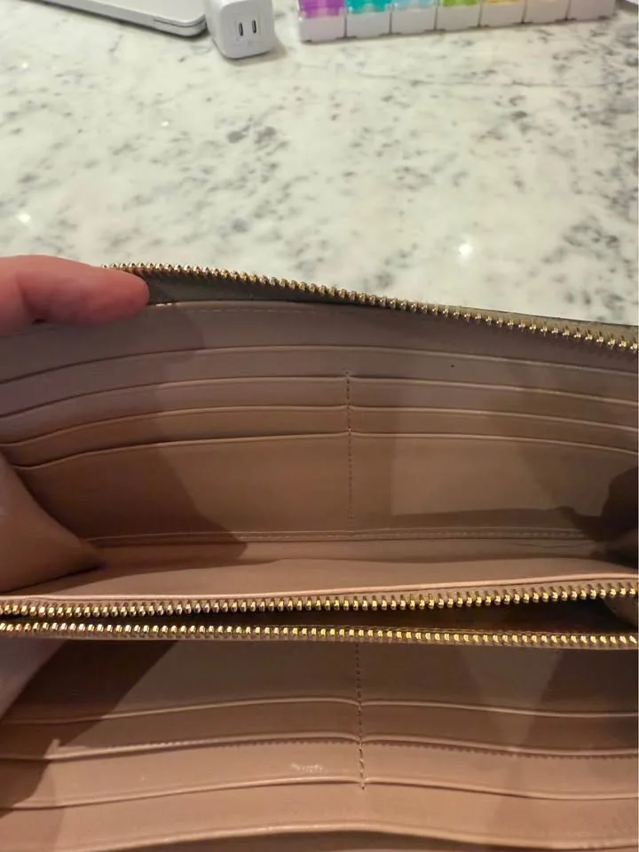 Prada Saffiano Leather Zip Around Wallet image indicator(4)