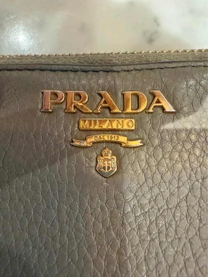 Prada Saffiano Leather Zip Around Wallet image indicator(5)