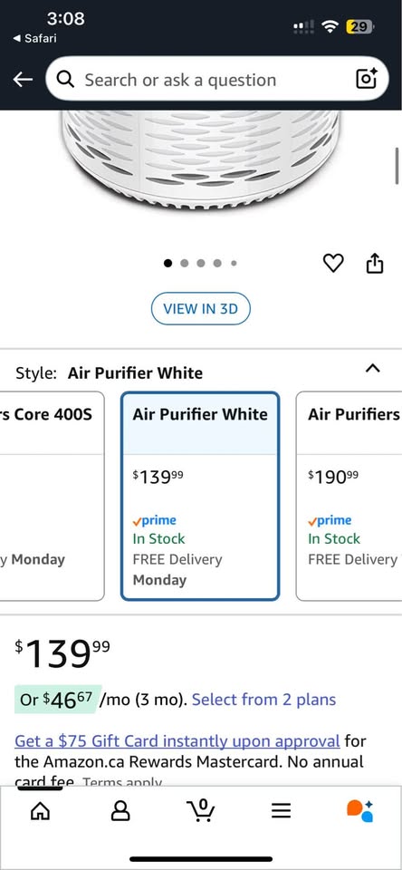 Levoit Air Purifier LV-H132 + new filter - photo 5