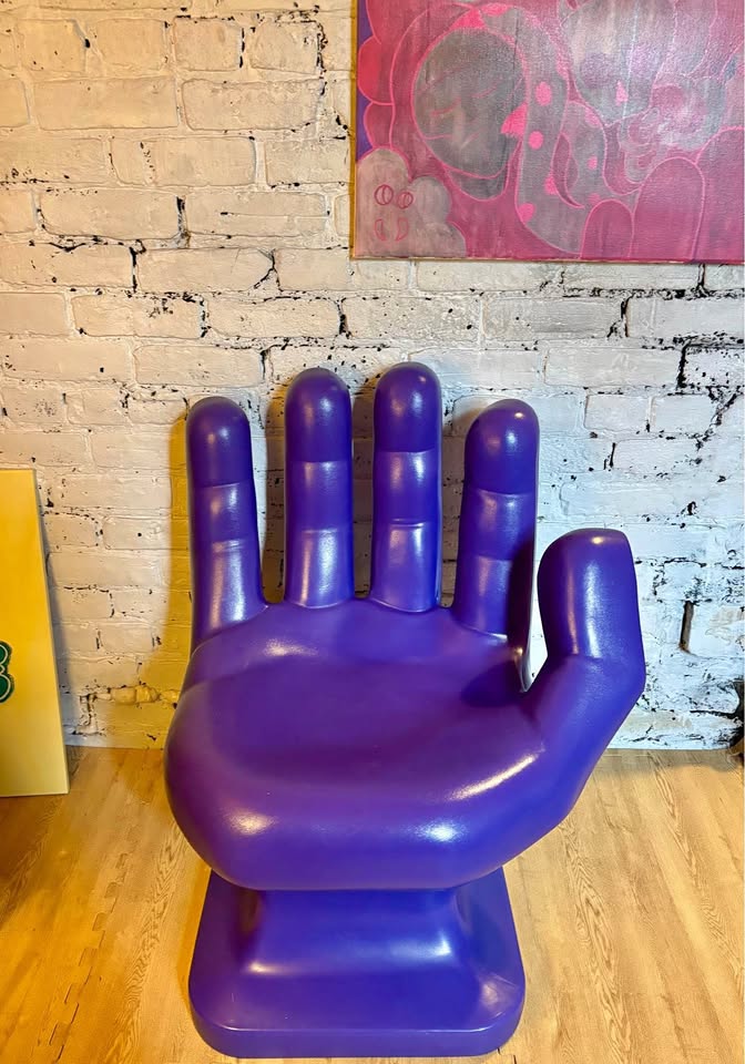 Purple Hand Chair