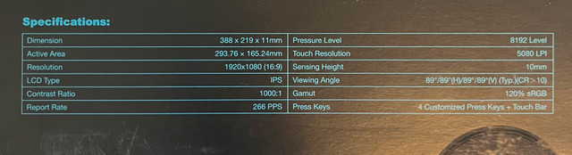Huion Kamvas Pro 13 - photo 2