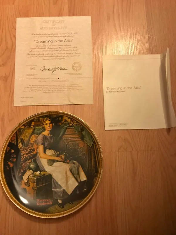Norman Rockwell Plates and Frames