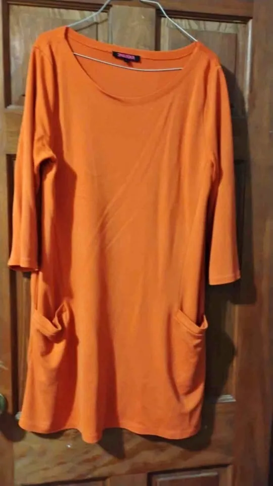 Free 😊  JNDJSKA orange dress thumbnail