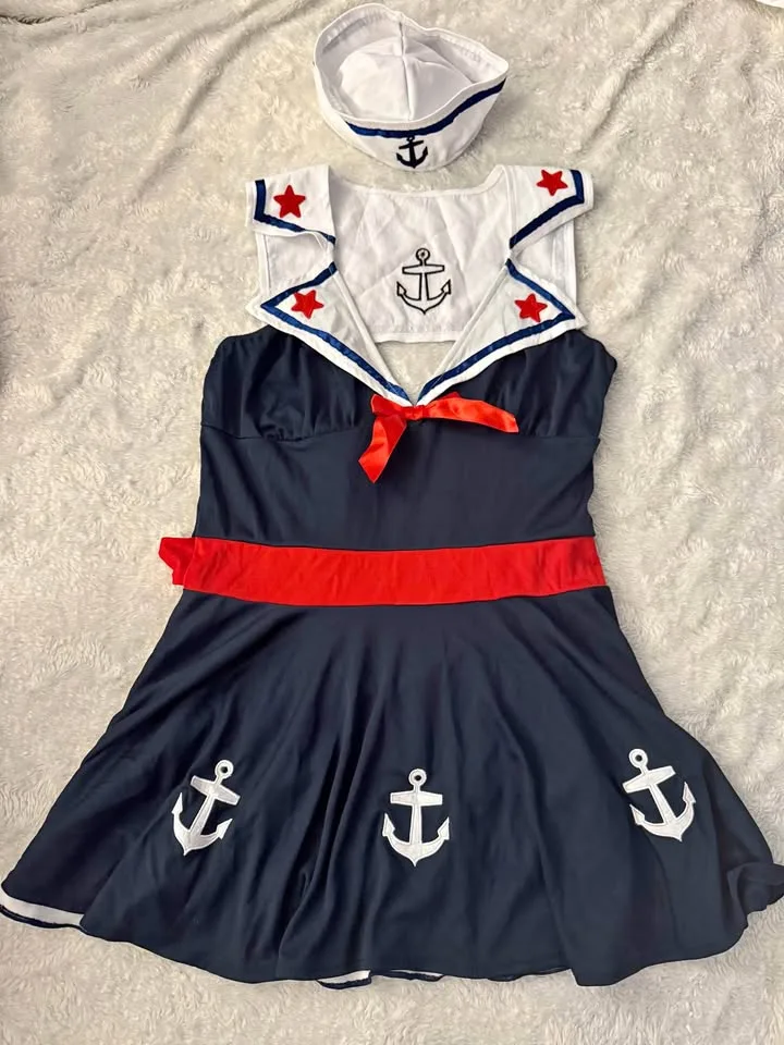 Women’s Sailor Halloween Costume Size M/L thumbnail