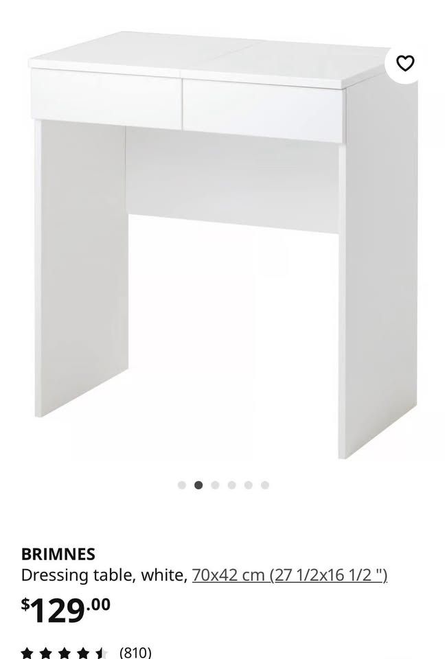 IKEA makeup vanity/table - photo 5