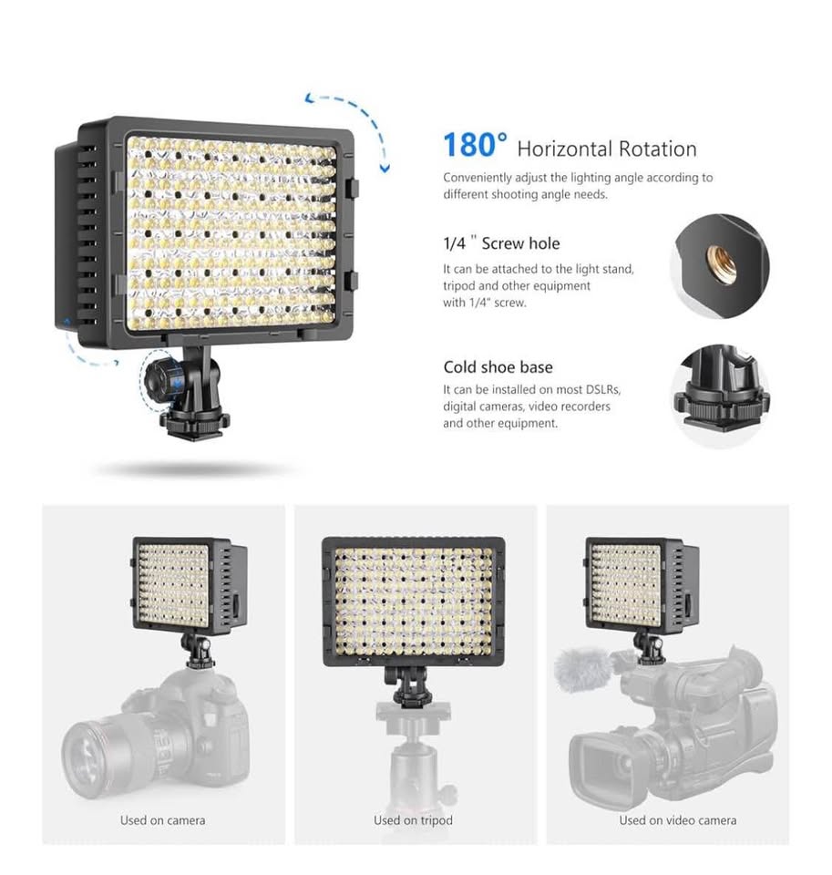 NEEWER 160 LED Dimmable Light - photo 3