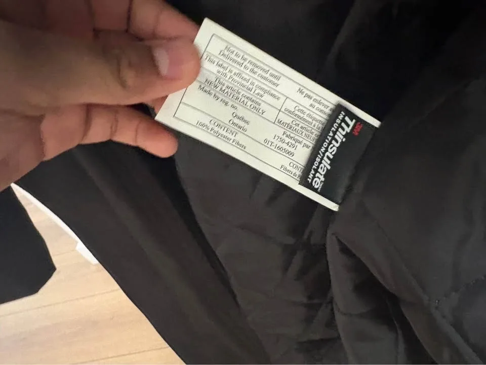 2 in 1 3M Thinsulate Long coat image indicator(7)