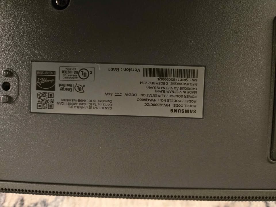 Samsung HW Q600C/ZC 3.1.2 Soundbar - photo 5