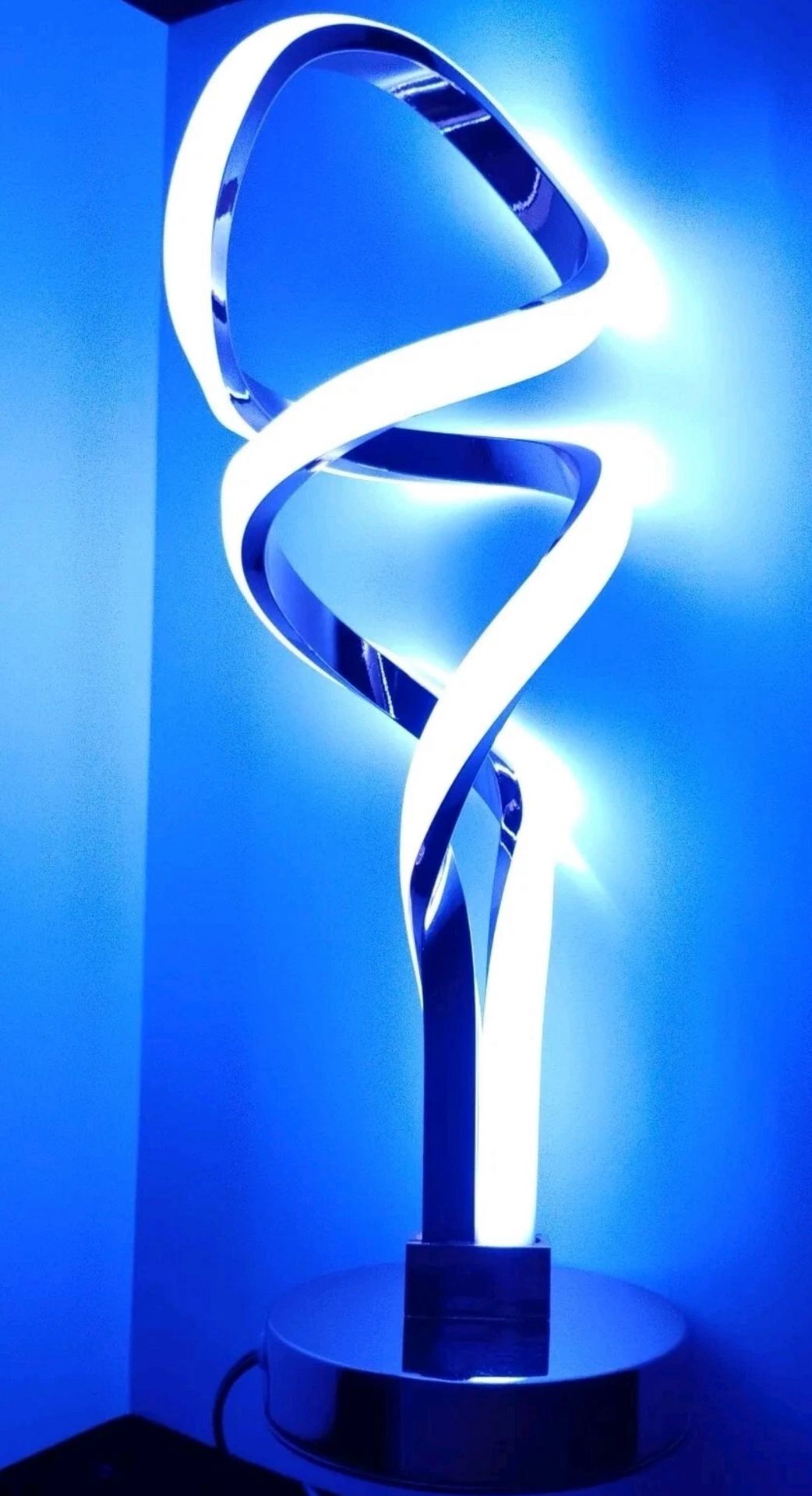 Modern LED Table Lamp, RGB & Warm White Dimmable