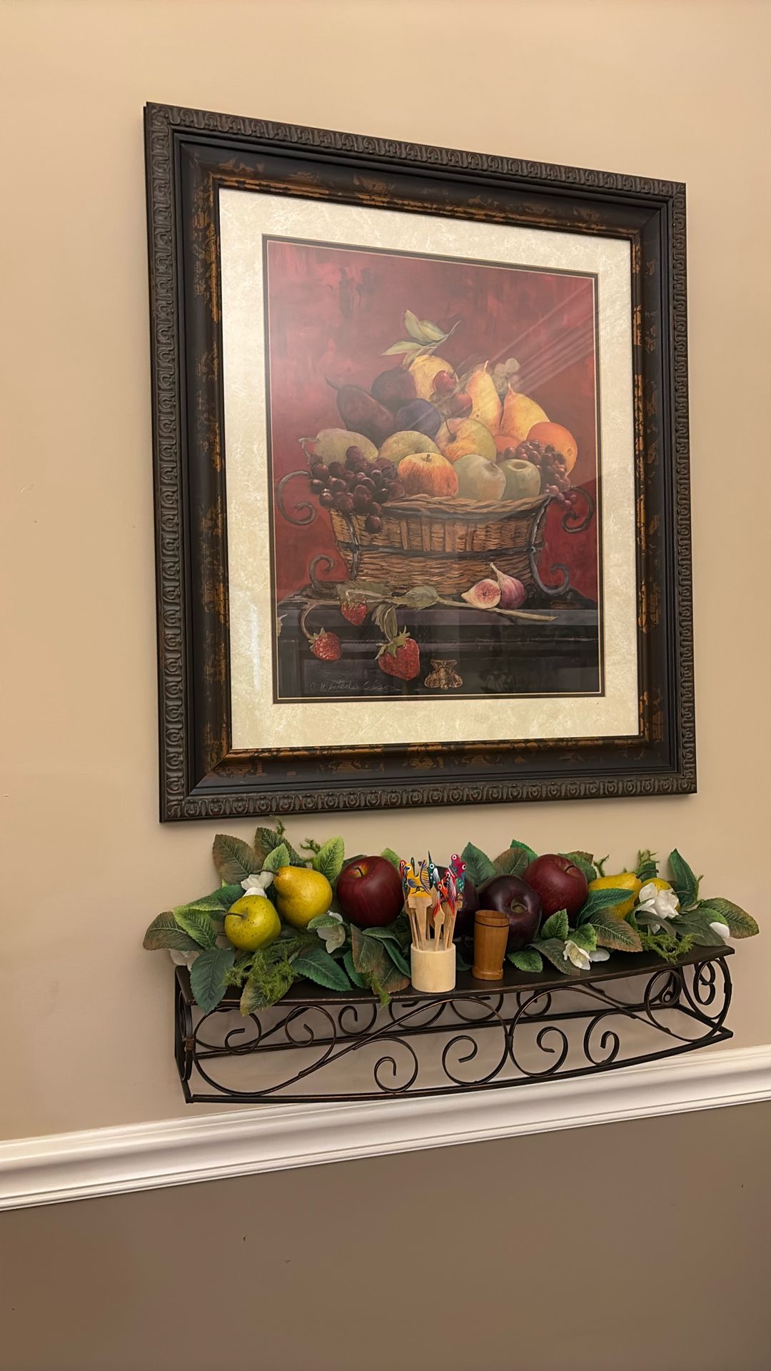 Fruit Framed Print with Metal Shelf - photo 2