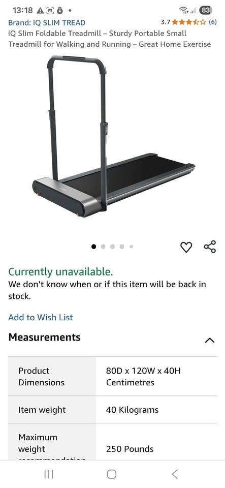 IQ Slim TRR1F Pro Foldable Treadmill - photo 3