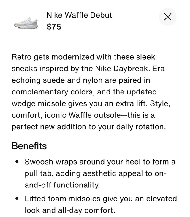 Nike Waffle Debut Shoes - Women’s - Size 7.5 image indicator(2)