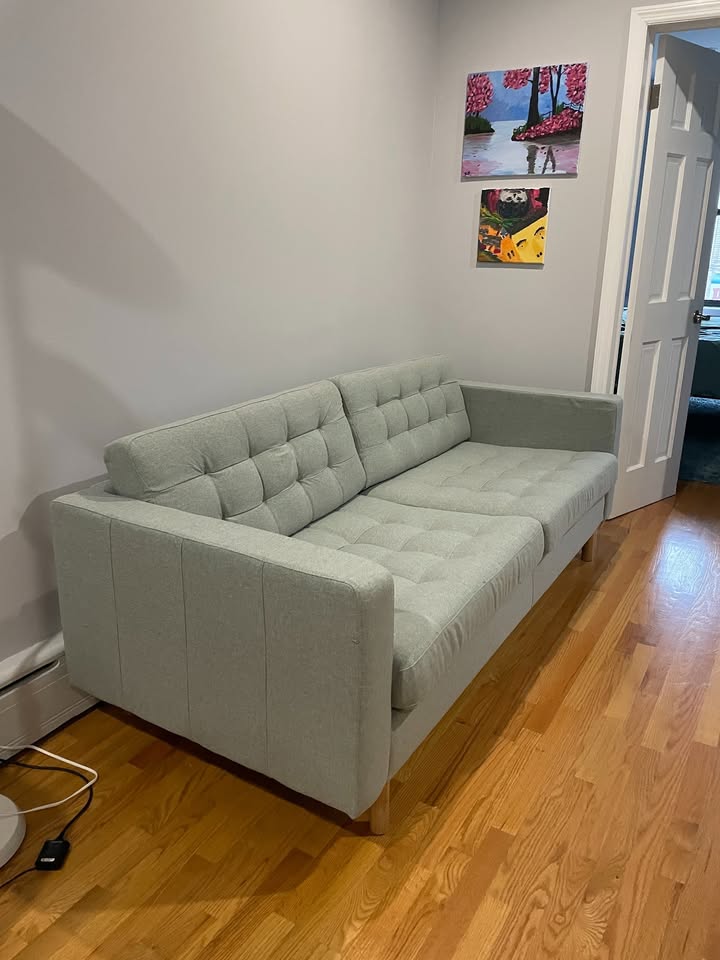 Light Green Sectional Couch - photo 5