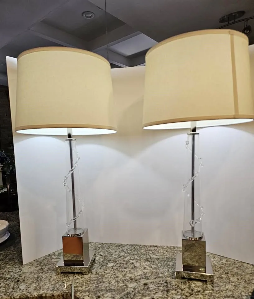 Uttermost Vetro Glass Table Lamp Set thumbnail