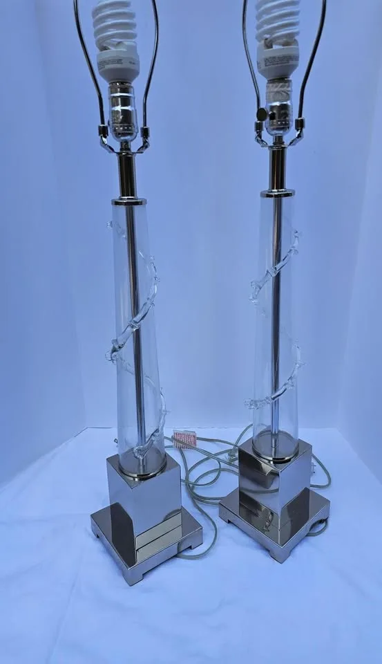 Uttermost Vetro Glass Table Lamp Set image indicator(4)