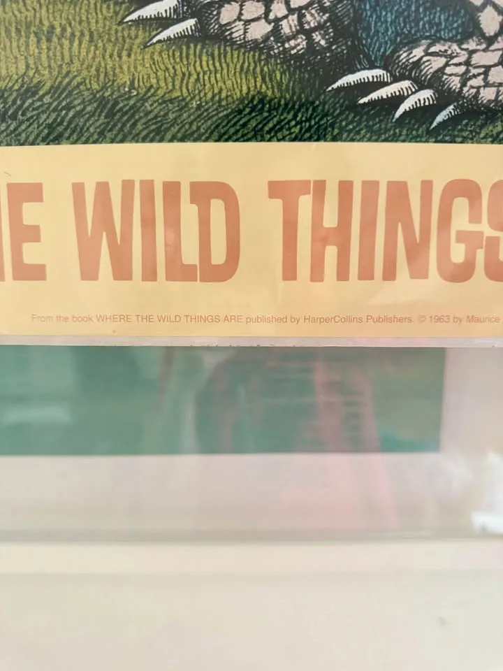 SEALED Wild Things Are Vintage Poster image indicator(3)