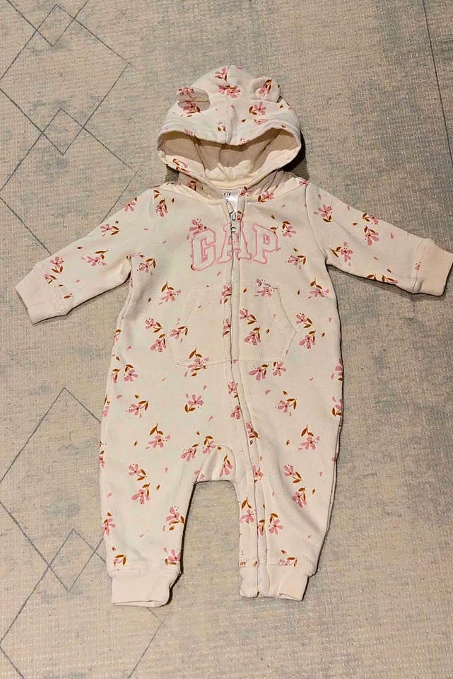 GAP Cotton/Fleece Footless One-Suit 3-6M