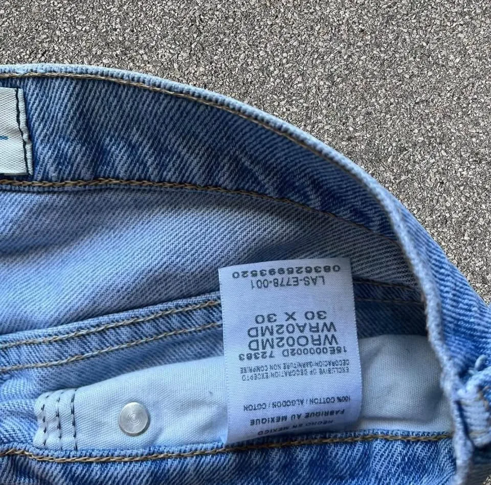 Vintage Wrangler Jeans Light Blue 30x30 image indicator(3)