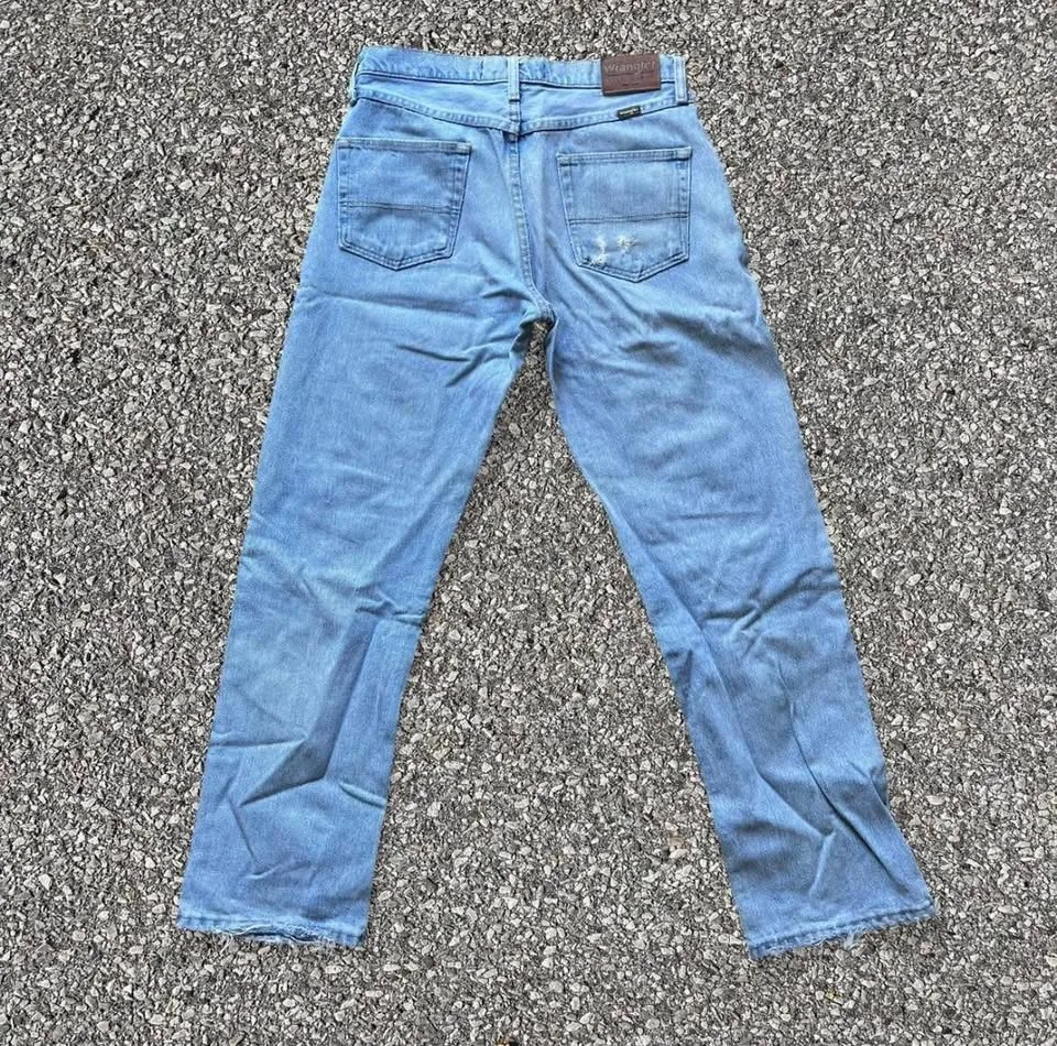 Vintage Wrangler Jeans Light Blue 30x30 image indicator(4)