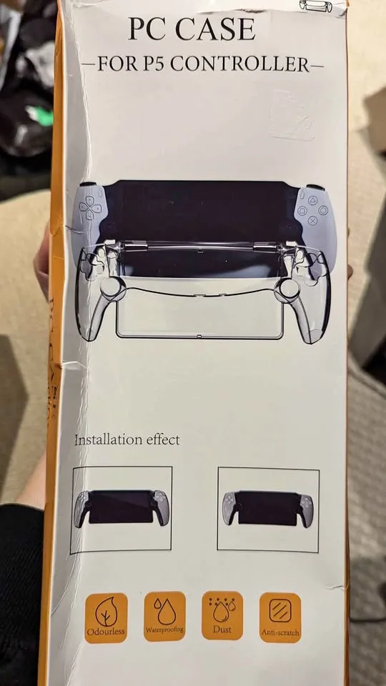Red Hard Shell Case for PS5 DualSense Controller (New) thumbnail