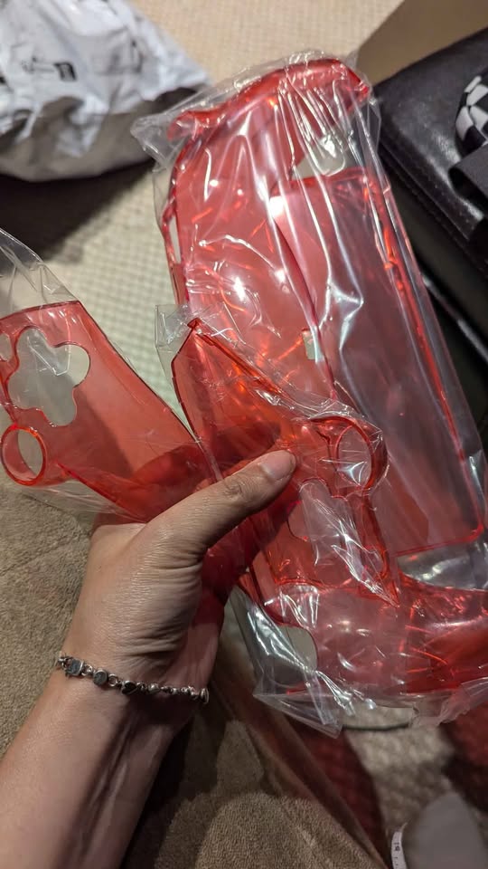Red Hard Shell Case for PS5 DualSense Controller (New) - photo 2