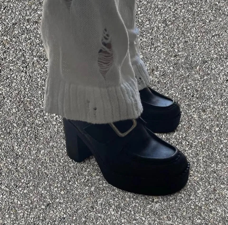 Mary Jane shoes with buckle detail image indicator(4)