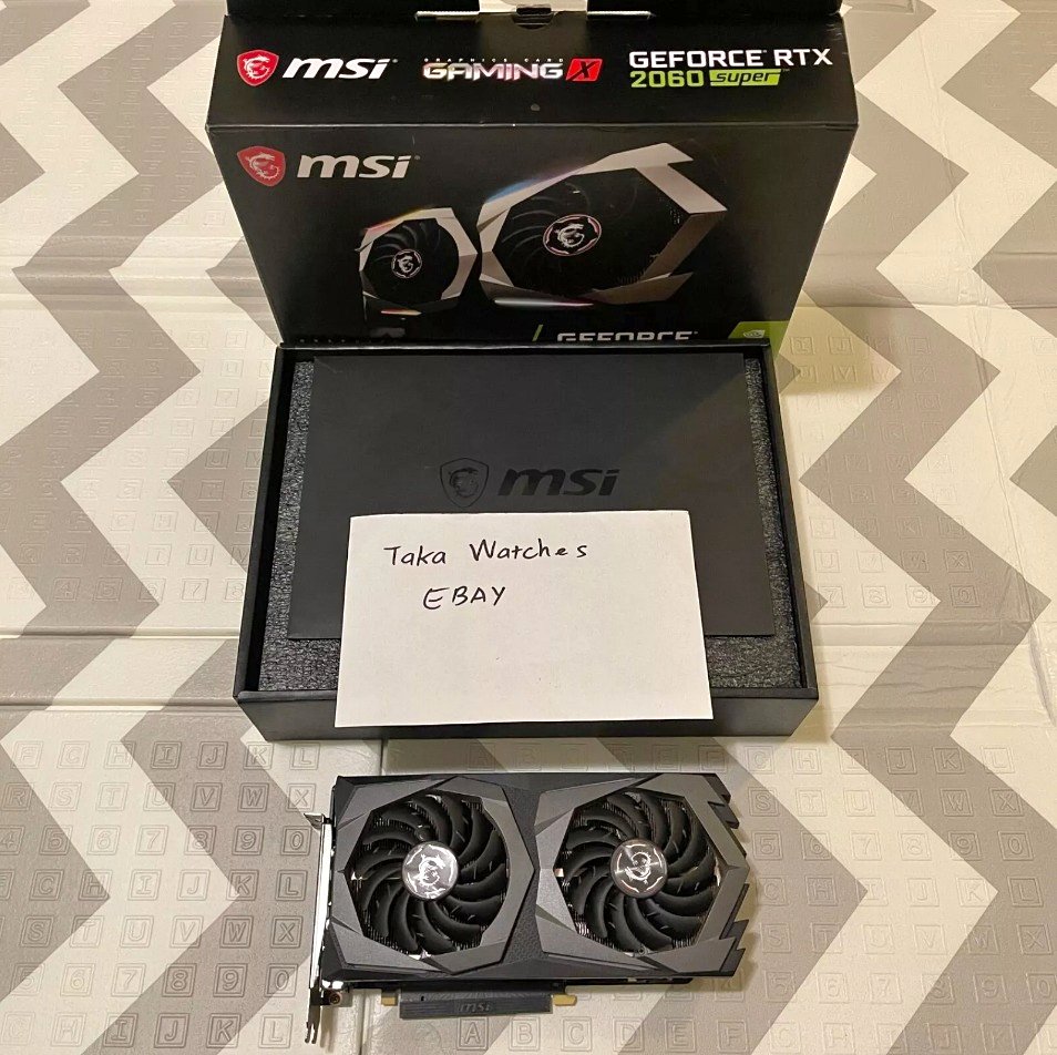 MSI Geforce RTX 2060 Super Gaming X Twin Froze 7 (with box)