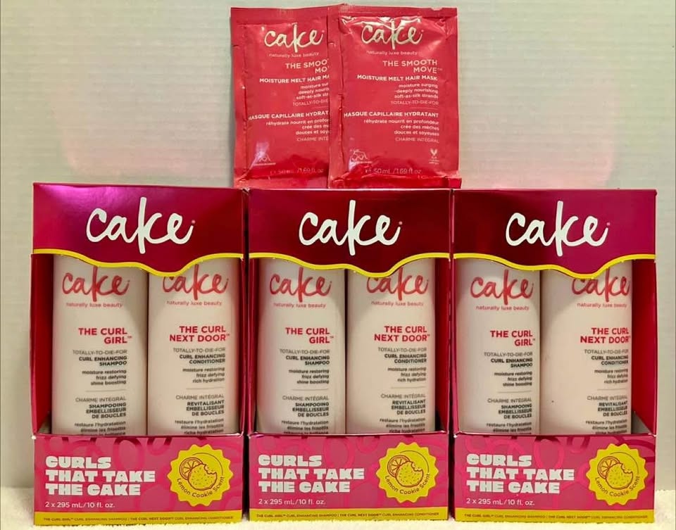 New CAKE Shampoo & Conditioner Lemon Cookie