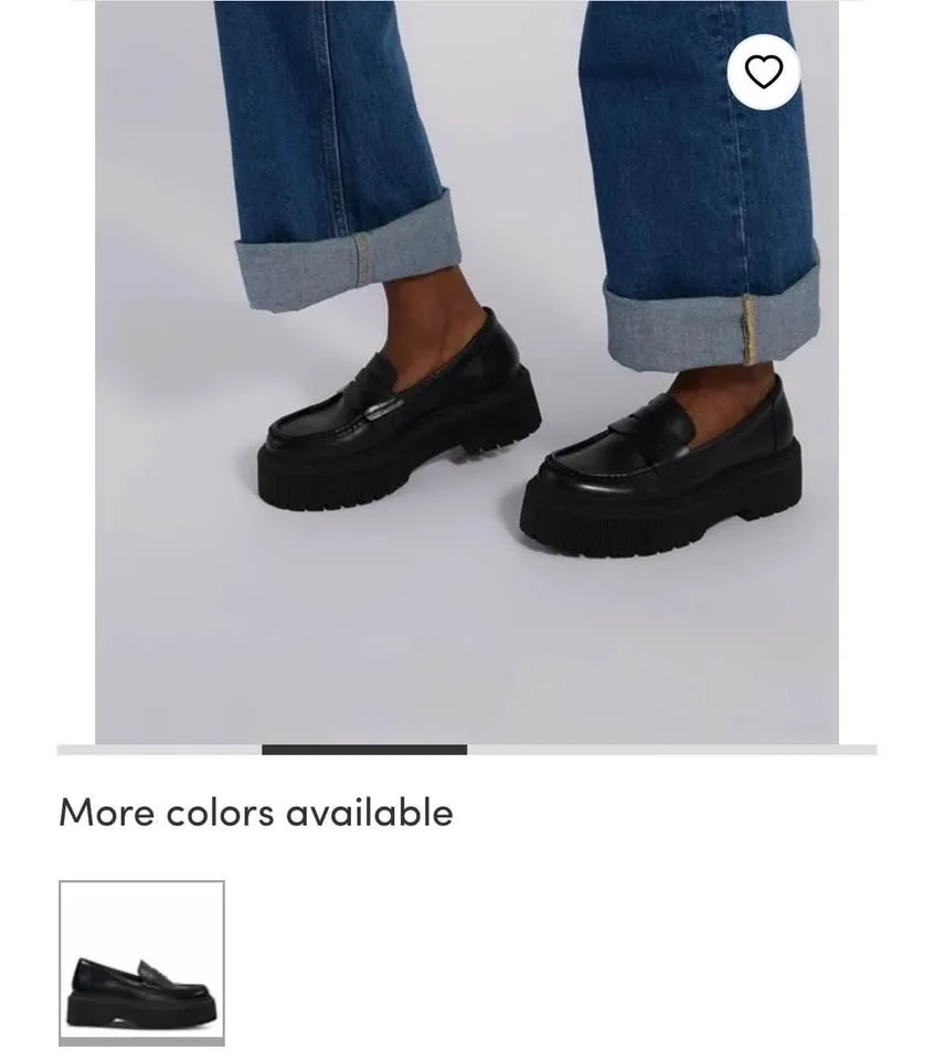 WOMEN'S CHARLIE PLATFORM LOAFERS IN BLACK image indicator(6)