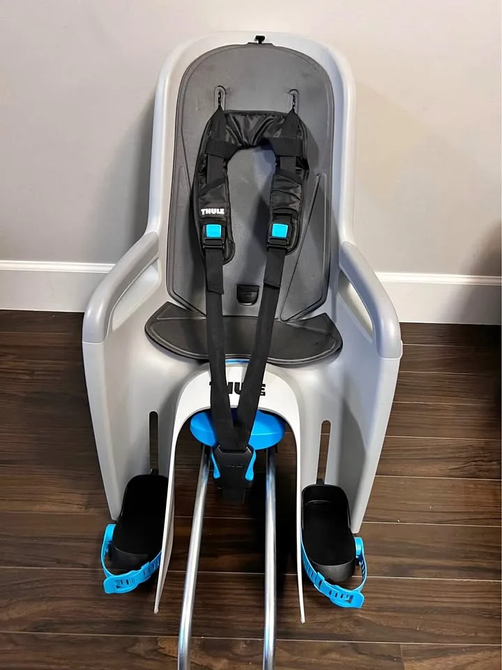 Thule Ridealong Lite Child Bike Seat - Light Grey thumbnail