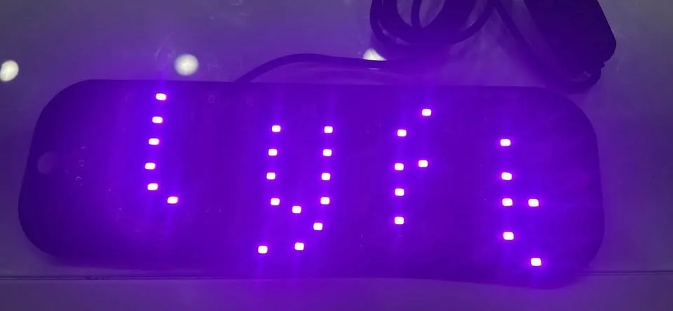Uber/lyft LED sign. Connect to USB image indicator(3)