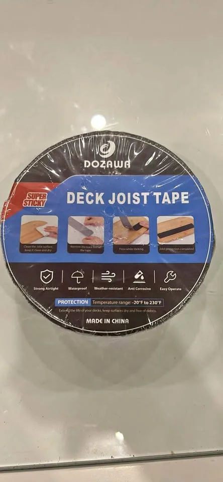 Weather Resistant & Waterproof Deck Joist Tape