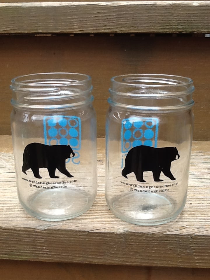 Trio Of SoFi Wandering Bear Coffee Jars - 4.75" Tall - Like New - photo 2