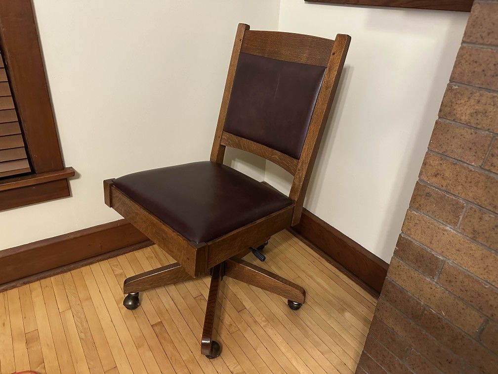 Stickley Armless Swivel Desk Chair - photo 2