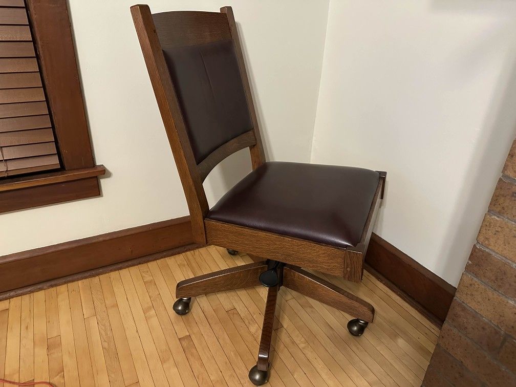 Stickley Armless Swivel Desk Chair - photo 3
