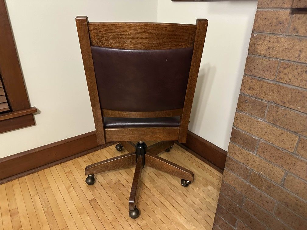 Stickley Armless Swivel Desk Chair - photo 4