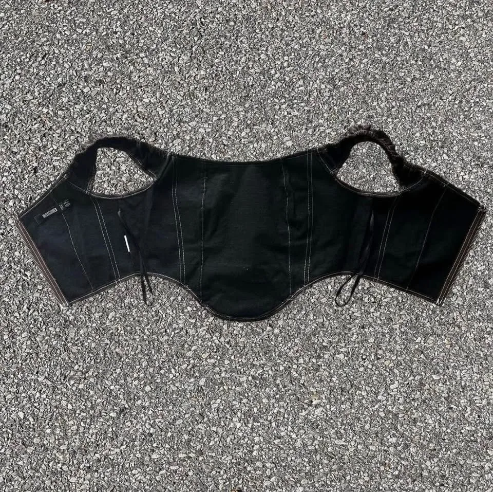 Missguided Faux Leather Corset Top image indicator(4)