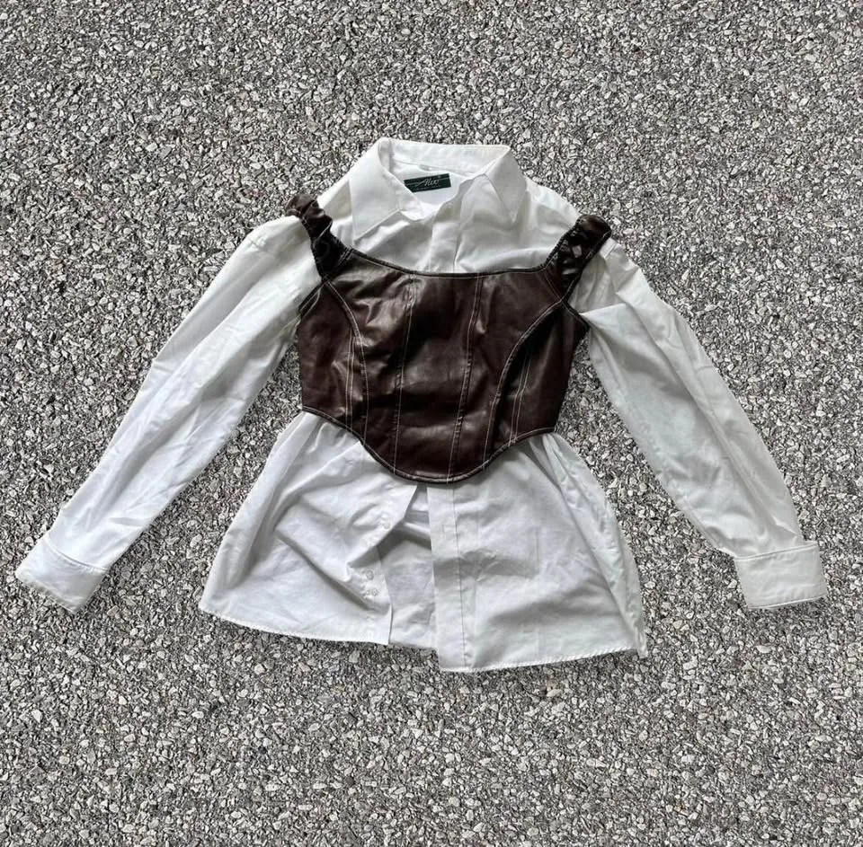 Missguided Faux Leather Corset Top image indicator(5)